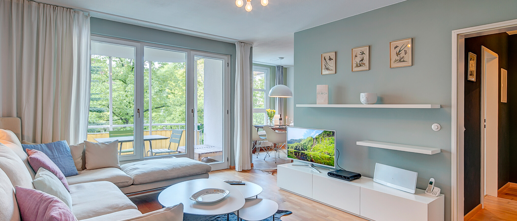 マンション München Nymphenburg-Gern 01 リビングルーム 9853