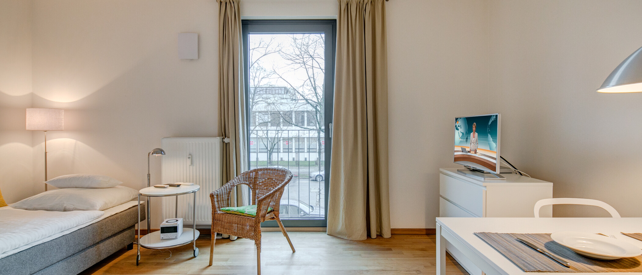 アパルトマン München Giesing 02 リビングルーム 9916