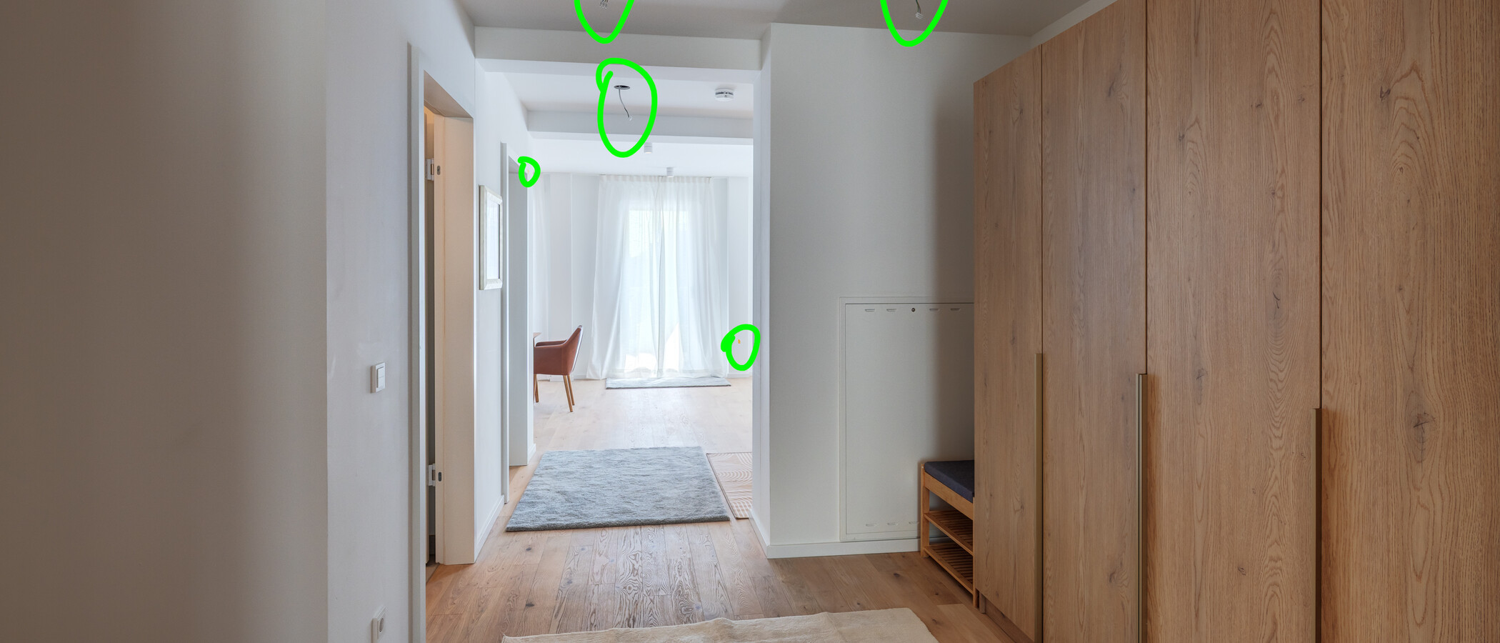 邸宅 München Schwabing - Domagkpark 01 玄関入り口 995