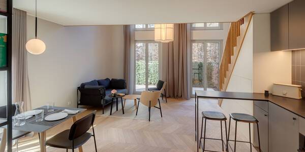 複層－回廊住宅 部屋数 1.5 部屋 | ミュンヘン-Herzogpark | 12522