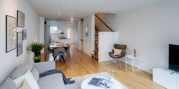 テラスハウス 部屋数 4.5 部屋 | ミュンヘン-Schwabing | 12793