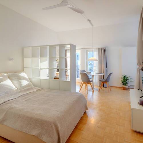 アティック・フラット（屋根裏） 部屋数 1 部屋 | ミュンヘン-Neuhausen | 14695