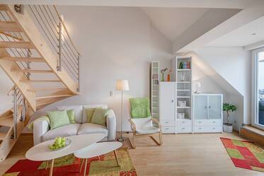 とても美しくしつらえられた 複層住宅 場所： Schwabing