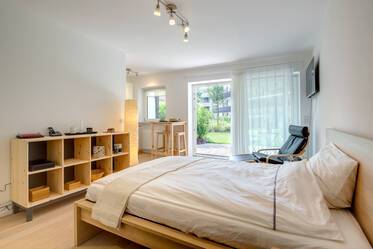 とても美しくしつらえられた 庭付き住宅 場所： Nymphenburg