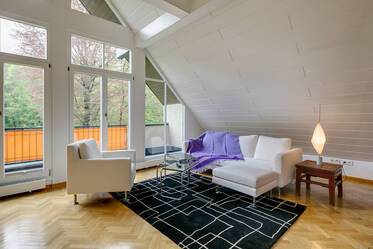 美しくしつらえられた ペントハウス 場所： Herzogpark