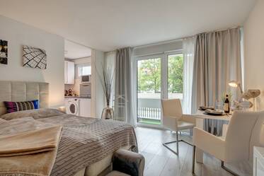 Schwabing-Westの家具付き賃貸アパートメント。