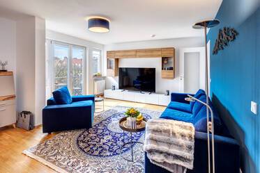 新品同様の家具付きアパート、カール・プライス広場（U2/U7）