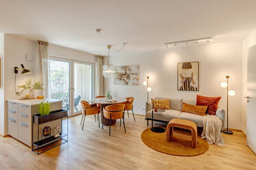 Neubau-Erstbezug: Stilvolle 3- Zimmer Wohnung
