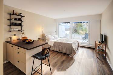 Tegernsee湖畔の魅力的なワンルームアパートメント 