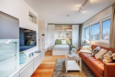 美しくしつらえられた マンション 場所： Giesing