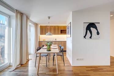 ガーテンプラッツに面した賃貸アパート