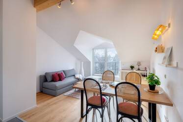 モダンな屋根裏部屋アパートメント賃貸中