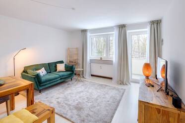 おしゃれな家具付き、日当たりの良いアパート賃貸中