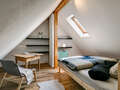 アティック・フラット（屋根裏） München Obermenzing 01 ２つめの寝室 10079