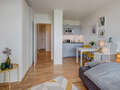 アパルトマン München Schwabing-Nord (zw. Leopoldstraße & Englischen Garten) 04 リビングルーム 10753