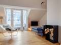 アティック・フラット（屋根裏） München Schwabing-Nord (zw. Belgrad- & Leopoldstraße) 03 リビングルーム 10759