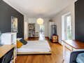 セミ・デタッチド・ハウス（一戸建てを二つに分けた家屋） München Harlaching 01 2.　寝室 11748