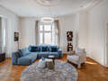 マンション München Schwabing-Nord (zw. Leopoldstraße & Englischen Garten) 01 リビングルーム 14397
