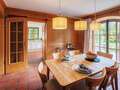 セミ・デタッチド・ハウス（一戸建てを二つに分けた家屋） Rottach-Egern 02 ダイニングルーム 14616