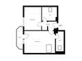 アティック・フラット（屋根裏） München Solln 01 見取り図 15038