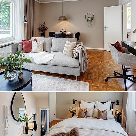 ID 7233: 居心地の良い2ルームの仮設フラット