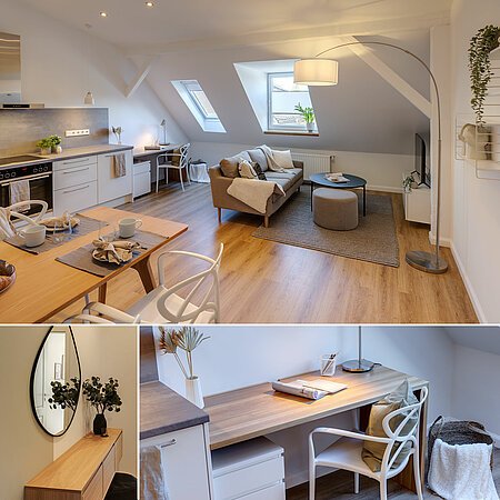 ID 13187: オリジナルの屋根裏部屋、家具付き